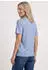 Street One T-Shirt mit abgerundetem V-Ausschnitt (A324870) cashmere blue