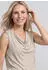 Street One Silk-Look Top mit Wasserfall-Ausschnitt (A325411) clay sand