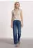 Street One Silk-Look Top mit Wasserfall-Ausschnitt (A325411) clay sand