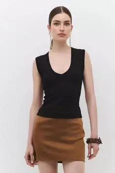 No Matter What Top figurbetont (8684170311009) schwarzes gold