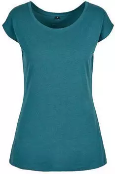 Build Your Brand Basic Tee BB012 Damen T-Shirt petrol
