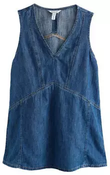 Next Fashion N. Premium Top mit Waschungseffekt, Regular Fit (V2292213) blue denim