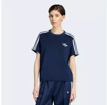 Adidas Firebird T-Shirt night indigo/white