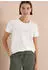 Cecil T-Shirt mit Rundhals und Folienprint (B324979) vanilla white