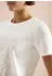 Cecil T-Shirt mit Rundhals und Folienprint (B324979) vanilla white