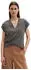 Marc O'Polo T-Shirt mit TENCEL™ Modal V-Ausschnitt Regular Fit (54058913) oxide grau