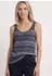 Street One Top mit V-Neck und Knotendetail Blau (A32499637606)