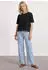 Street One T-Shirt mit Rundhals und Spitze Schwarz (A32542810001)