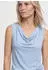 Street One Silk-Look Top mit Wasserfall-Ausschnitt Blau (A32541117501)