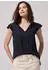 Street One Dropped Shoulder Shirt mit Split Neck Blau (F32548217823)