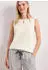 Street One Top mit Rundhals und Cut-Out-Detail Weiß (A32499410108)