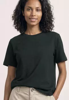 Street One Basic T-Shirt im verk&uuml;rzten Schnitt Gr&uuml;n (A32524117742)