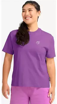Jack Wolfskin Celebrate THE Paw T-Shirt Women T-Shirt aus Bio-Baumwolle Damen multi color PAW TRAIL foxglove (A65916_T0524)