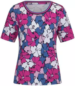 Peter Hahn Rundhals-Shirt blau (125921)