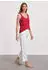Street One Top mit V-Neck und Knotendetail Rot (A32499517504)