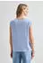 Street One Shirt mit Rundhals und Rippdetails Blau (A32545117501)