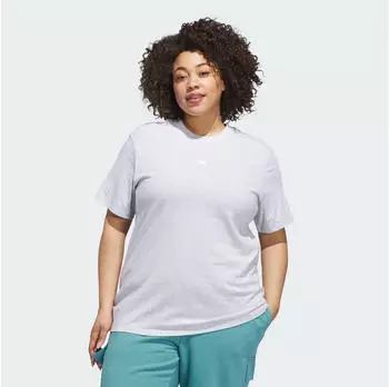 Adidas Small Logo T-Shirt Light Grey Heather (JX9142)