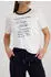 Monari T-Shirt Regular Fit mit Strassschrift marine