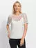 Heine Spitzenshirt Kurzarmshirt (84771936) ecru/silberfarben/meliert
