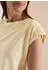 Cecil Rundhalsshirt mit Raffung (B325280) buttermilk yellow