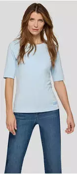Rabe Kurzarmshirt mit Rundhals (56-122330) himmelblau