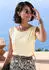 Lascana Shirt Top aus Viskosejersey (68890447) hellgelb