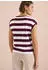 Cecil Gestreiftes T-Shirt (325297) sweet grape red