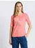 Tom Tailor T-Shirt Rundhalsausschnitt mit Print (1050457) royalblau/pitaya/weiß
