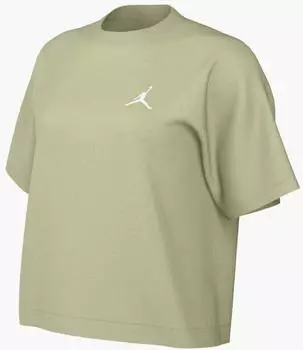 Nike Jordan Jumpman Girlfriend LBR T-Shirt (IR0389-371) olive aura/wei&szlig;