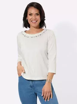 Witt Weiden Rundhals-Shirt ecru