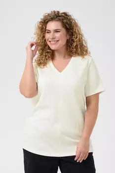 Kaffe Baggy fit T-Shirt (10583278) weiß