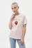 Only ONLKITA S/S TEE JRS NOOS Regular Fit T-Shirt (15376268) cloud dancer stripes:rosy touch/sequin strawberry
