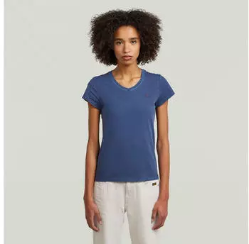 G-Star Overdyed Eyben Slim V T-Shirt 2.0 (D24533) blau