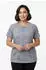 Witt Weiden Kurzarm Funktionsshirt Melange (531505_52) taubenblau-meliert