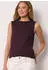 Street One Geripptes Tanktop mit Turtle Neck very berry