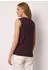 Street One Geripptes Tanktop mit Turtle Neck very berry