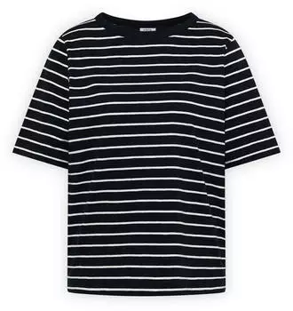 Cecil Sommershirt im Streifen-Look (54075366) universal blue