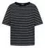 Cecil Sommershirt im Streifen-Look (54075366) universal blue