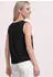 Street One Jersey Top mit Elastiksaum (A325414) schwarz
