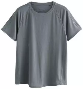 Next Fashion Essential Standard Everyday Kurzarm-T-Shirt mit Rundhalsausschnitt (W7126503) charcoal grey