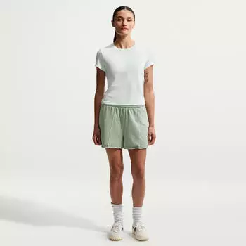 Nike Sportswear Chill Knit Cropped T-Shirt Regular Fit (FV5508) grün