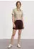 Street One Kurzarm Poloshirt Rippstruktur Beige (A32507616667)