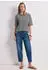 Street One T-Shirt mit Rundhals und All-over-Print Blau (A32500121238)