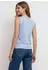 Street One Top mit U-Boot-Ausschnitt und Schulterdetail Blau (A32550117501)