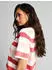 Tom Tailor T-Shirt mit Streifen Muster (1050426) coral offwhite stripe
