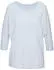 Vivance Dreams 3/4-Arm-Shirt aus bügelfreiem Waffelstrick (90941648) hellblau