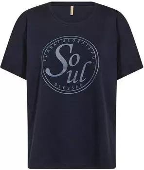 Soyaconcept SC-BANU Kurzarmhemd navy