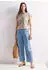 Street One Dropped Shoulder Shirt mit Artwork Beige (A32546937727)