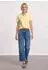 Street One Kurzarm Poloshirt Rippstruktur Gelb (A32507617607)