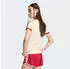 Adidas 3-STREIFEN SLIM T-SHIRT Warm Vanilla / Team Victory Red (KS4780)